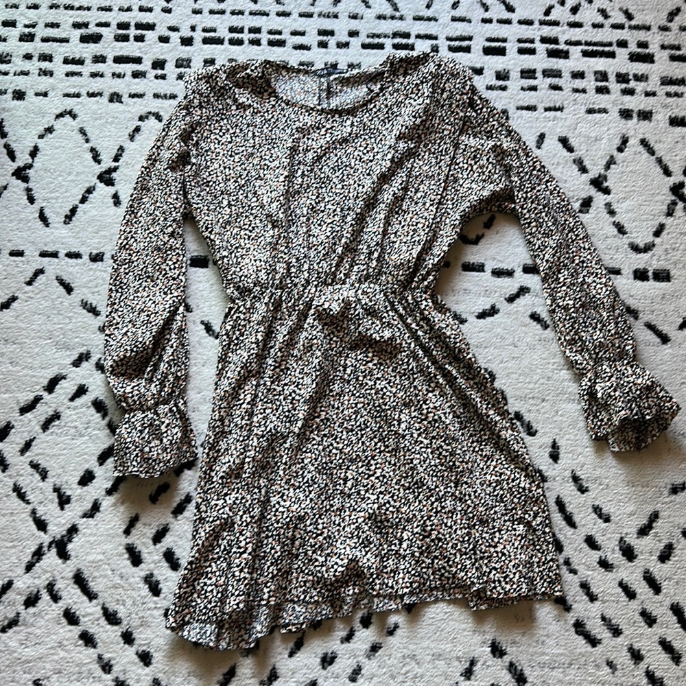 Zara printed dress, new.